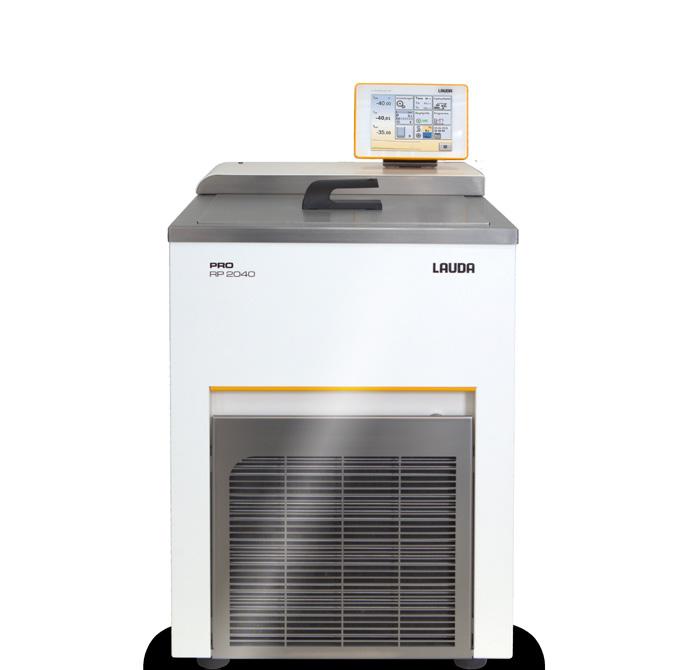Temperature control down to -100 C * Rapid temperature change Reduced minimum fill level with full functionality Rapid heating thanks to high heater power of 3.