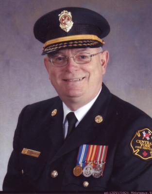FIRE CHIEF MOLYNEAUX John Molyneaux Retired Fire Chief Chief John Molyneaux, was the first Fire Chief for Central York Fire Services.