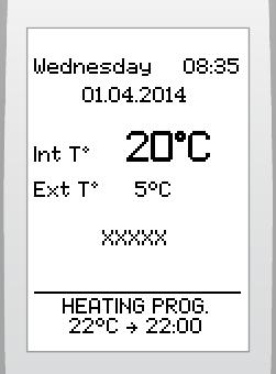 In such a case, a number corresponding to the area is assigned by the control unit to each thermostat.