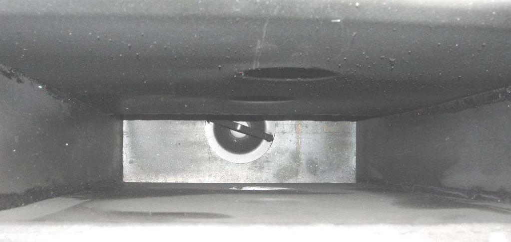 5.4.5. POSITIONING/CHECK OF THE ASH CLEANING SECTION COVER Figure 5.5. The boiler s cover cap after its second flue pass is positioned correctly.