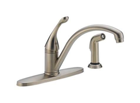 00 140-DST 140-SSDST COLLINS Single Handle Kitchen Faucet - COLLINS Single Handle Kitchen Faucet - Stainless $141.70 $191.