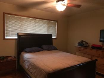 1. Location Location Northwest Master Bedroom 2. Bedroom Walls and ceilings appear in good condition overall. Flooring is wood in good condition overall.
