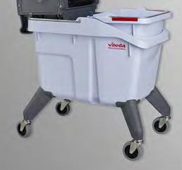 UltraFlex can be placed on most janitorial carts Easily replace liquid in clean water bucket without having to dump dirty water 136021 UltraFlex Bucket-in-Bucket (Clean