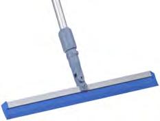 MULTI SURFACE CLEANING // Accessories Accessories Squeegee Squeegee swivels 360 for full range of motion Use on floors and walls after applying disinfectant Squeegee spills to the drain