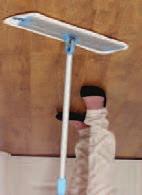 and any other furniture, ceiling edges and corners Duster removes dust, dirt, hair, cobwebs and allergens from floors, walls and ceilings Cleans better than Swiffer