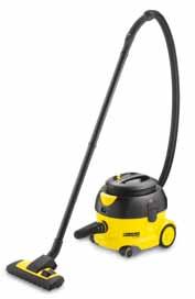 Dry vacuum cleaners T 12/1 Cleaning in peace and quiet. These dry vacuum cleaners are extremely quiet and therefore suitable for noise-sensitive areas such as hotels, reception areas and hospitals.