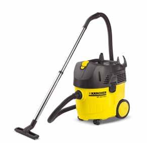 Wet and dry vacuum cleaners NT 35/1 Tact Efficient vacuum cleaners. These powerful vacuum cleaners pick up coarse dirt and liquids as well as large quantities of fine dust.