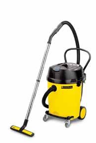 Wet and dry vacuum cleaners NT 65/2 Eco For tackling tough jobs for industrial and commercial use.