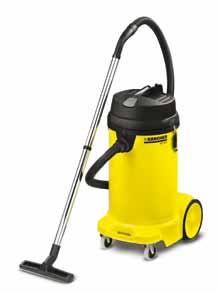 Wet and dry vacuum cleaners NT 48/1 Standard class high suction. These standard class wet and dry vacuum cleaners are ideal for wet and dry vacuuming of small areas with powerful suction performance.