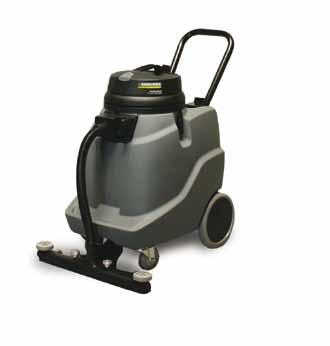 Wet and dry vacuum cleaners NT 68/1 Designed with water pick-up in mind. The NT 68/1 offers more efficient water pick up with its frontmounted and self-adjusting squeegee assembly.