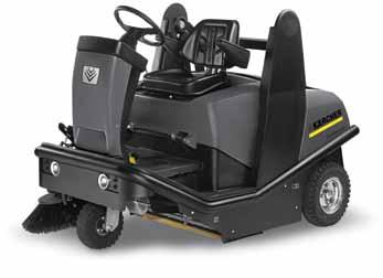 Industrial Ride-on vacuum sweepers KM 120/150 R The high-performance class with comfort functions.