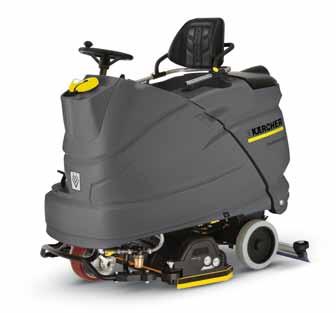 Industrial Ride-on scrubber driers B 140 R Bp Save time the easy way.