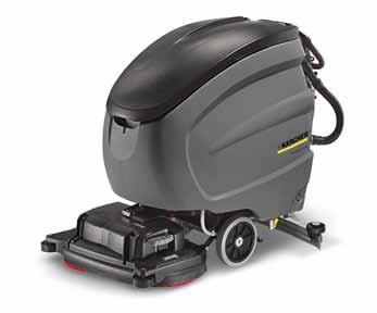 Large walk-behind scrubber driers B 80 W Bp Excellent maneuverability for large surfaces.