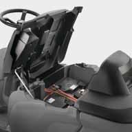 Accessories for ride-on scrubbers Accessories for ride-on scrubbers: batteries, battery chargers. Only chargers and batteries that are perfectly matched to the machine guarantee a long service life.