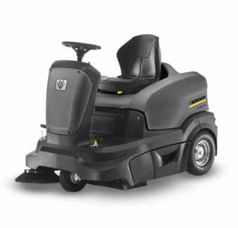 Ride-on vacuum sweepers KM 90/60 R Bp Entry into the ride-on class.