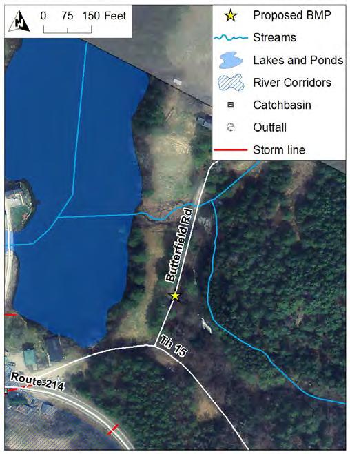 East Montpelier SWMP Preliminary BMP Summary Sheet BMP ID #: 24 Site name: Butterfield Rd and 15 Butterfield Rd, East Montpelier, VT Ditch / Swale Improvements, Check Dams,