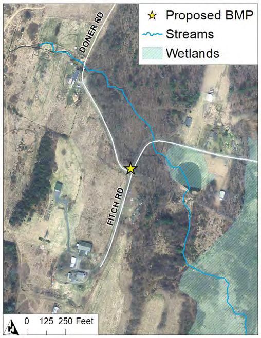 East Montpelier SWMP Preliminary BMP Summary Sheet BMP ID #: 28 Site name: Fitch and Doner 100 198 Doner Rd, East Montpelier, VT Ditch / Swale Improvements,