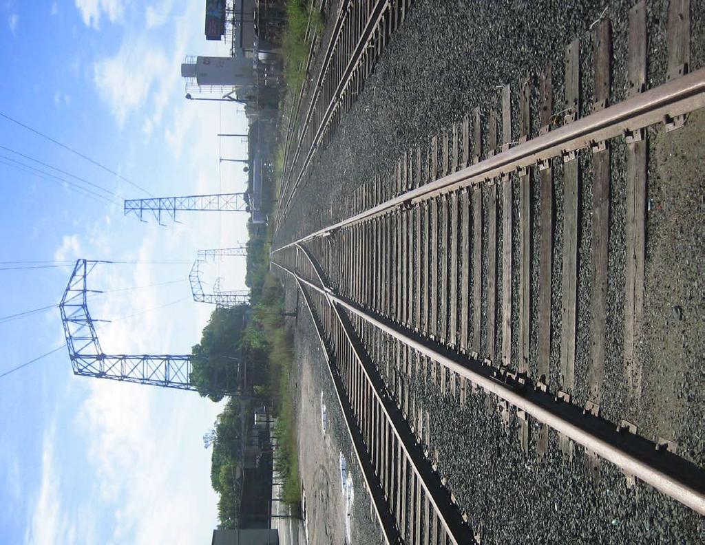 The freight rail lines along Hiawatha
