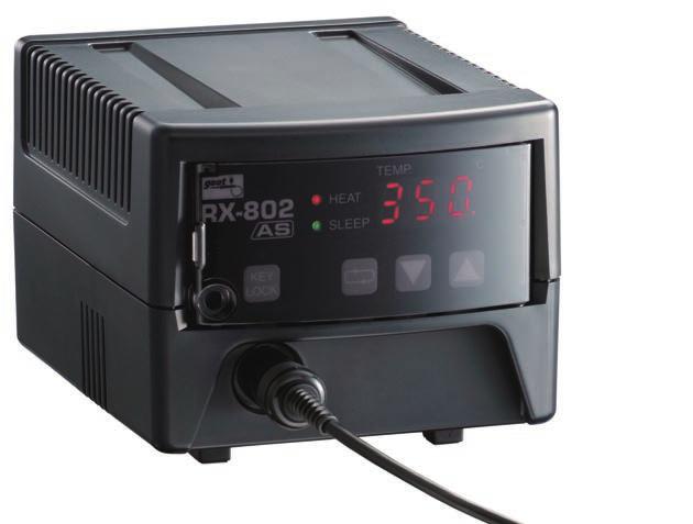 STATIONS STATIONS STATIONS IRONS seconds to set temperature. The ultimate solution for lead-free soldering.