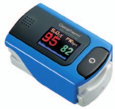 The optimum oxygen saturation of the blood lies between 95 and 98 percent.