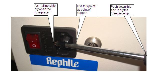 A spare fuse is inside the fuse housing as indicated in the picture below.