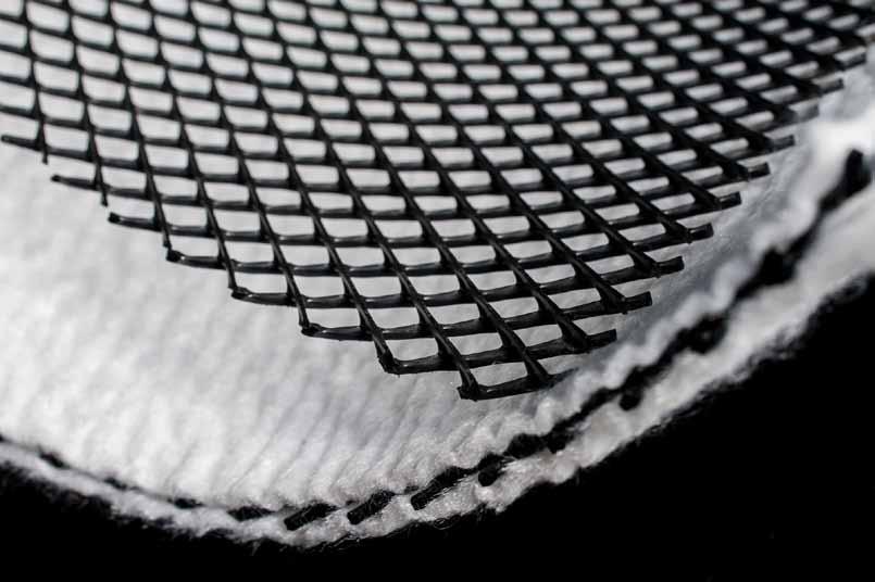 TENCATE GEOSYNTHETICS PRODUCTS TenCate Polyfelt DC is a drainage composite consisting of a high density polyethylene (HDPE) geonet bonded with nonwoven geotextiles on one or on