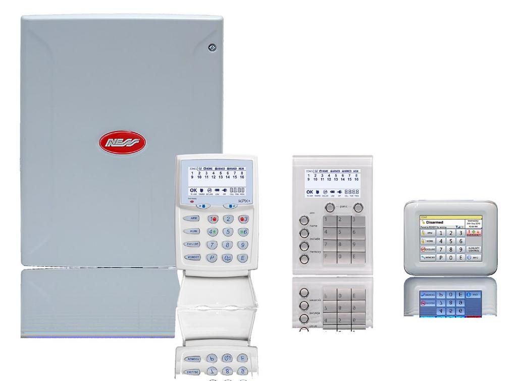 , Saturn or keypad options D8xCEL / D16XCEL Alarm Control Panel 8 / 16 Zone Control Panels with Cellular Dialler 8 16 8 or 16 Hardwired or Wireless zones Various Keypad