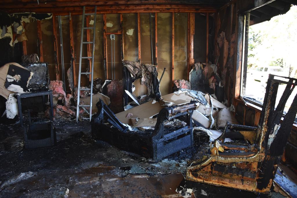 Home fire sprinklers stop a fire