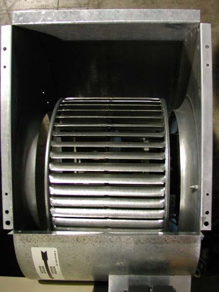 Small forward curved blades Big Gaps Figure 1. Blower viewed from the air exit. Figure 2.