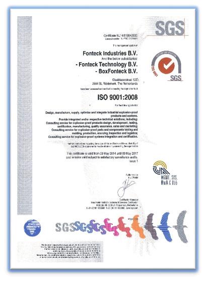 Notification (QAN) ISO 9001:2008