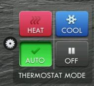 Quick Start Temperature, Modes & Fan Selecting Your Desired Temperature and Mode Press or to adjust temperature WARMER COOLER The Heat or Cool Setpoint is the temperature the room has to reach before