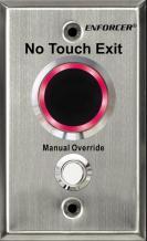 Access Request-to-Exit Plates SD-7204SGEX1Q 1 Pushbutton Single-gang stainless-steel faceplate One N.O. and one N.C.