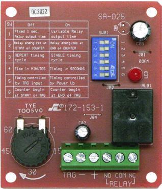 egress input Outputs can be programmed for 1~99 seconds or toggle Manual mode button SA-025Q SA-025Q 1 Second to 60 minutes SA-026Q Miniature,