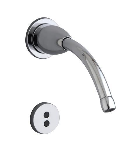 Powder Room K-T11836 KOHLER FALLING WATER WALL-MOUNT FAUCET WITH 8-1/4 " SPOUT WITH INSIGHT TECHNOLOGY Insight adaptive infrared technology Water-saving 0.