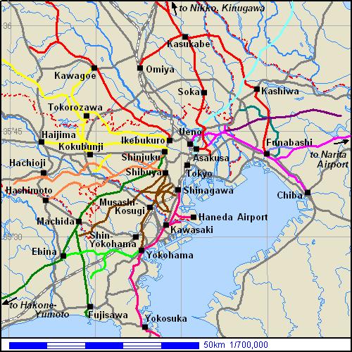 1. New Town Development in Japan: a) Overview 概述 Private railways actively developed their network in the suburbs and the land around the routes from early 1900s.