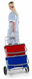 CHARGE MOP SYSTEMS TOP-DOWN MULTI-MOP BUCKET CHARGING SYSTEM PRE-MOISTENS MICROFIBER MOPS IN 30 MINUTES Up to 30 microfiber mops charged at one time. Uses just 1.5 gallons of cleaning solution.
