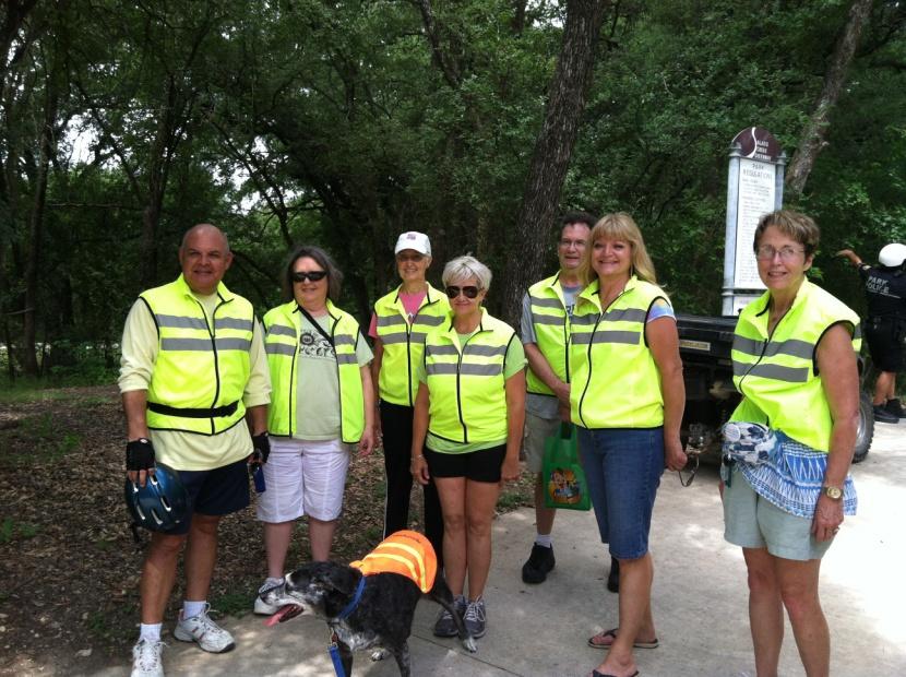 with the mission of assisting and educating the public on the greenways Volunteer Trail