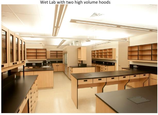 SPECIAL LABORATORY RESOURCES Three (3) brand new high-technology laboratories.
