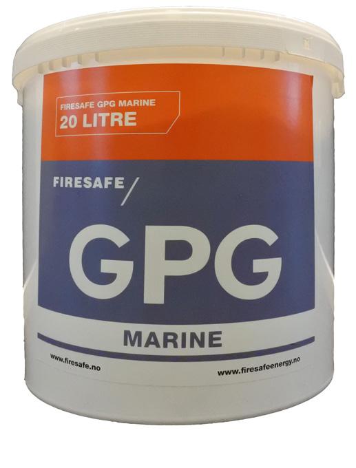 When mixed with water the mortar hardens into a strong and fireproof material. GPGM is used as fire proof sealing material in cable/pipe penetrations through bulkheads and decks.