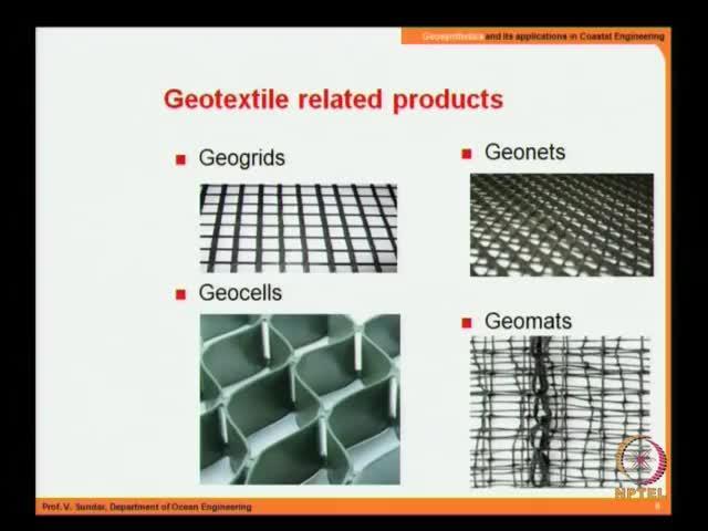 reference later. So, at the end of the lecture there is one book by geosynthetics by Pilarczyk who has done considerable amount of work on this geosynthetic products and its application.