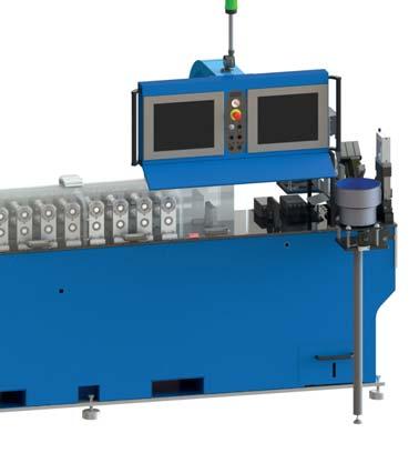 Machines with optional full automation A single-purpose rolling line for production of one horizontal exterior blind of type C, S, Z or Flach (according to the customer s
