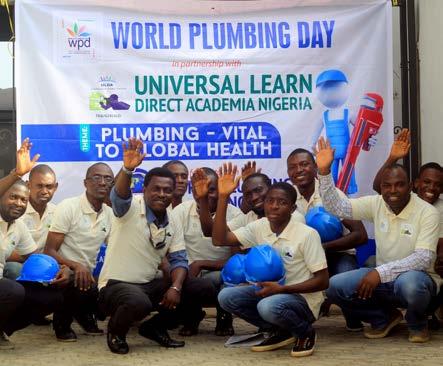 Invite a local plumber to come and speak to a class about what he does and why plumbing is important.