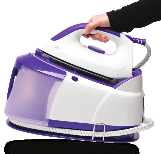 Getting Started Before First Use Remove any packaging material and promotional labels before using your Steam Station Iron for the first time You may notice an odour from the