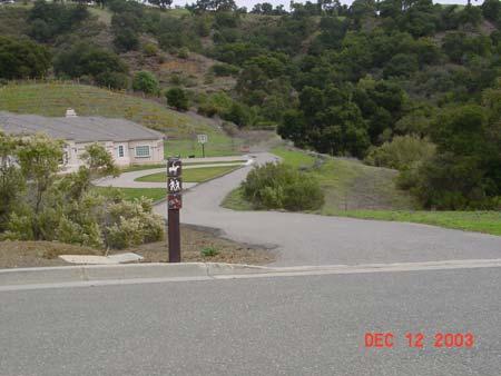Parker Ranch Road and provides open areas for pedestrians to enjoy.