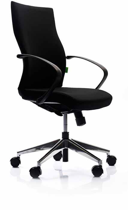 The task chairs are invitingly upholstered with fixed flexible or height adjustable arms, and are crafted with sleekly contoured backrests for comfortable support to leave you