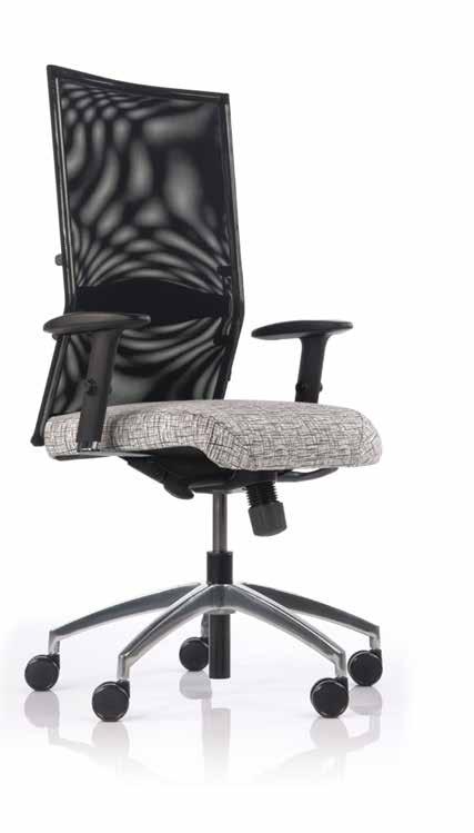 / ERGO MATRIX I Ergo Matrix offers you unrestricted freedom of movement and ultimate comfort, with its uniquely designed lumbar support system, generously wide proportions and curved arms, based on