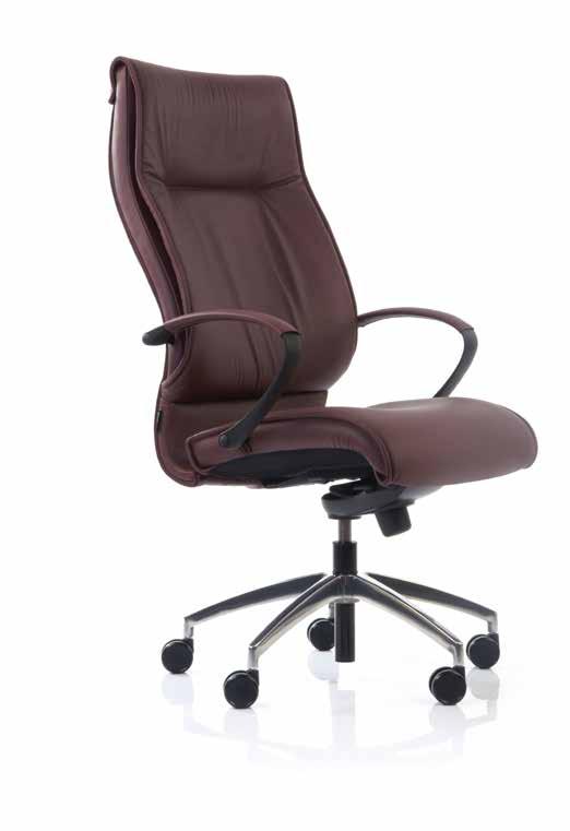 / VEGA The distinguished Vega range is designed with the top executive in mind, combining aesthetics, ergonomics and stateliness with exceptional built-in lumbar support for optimum comfort.