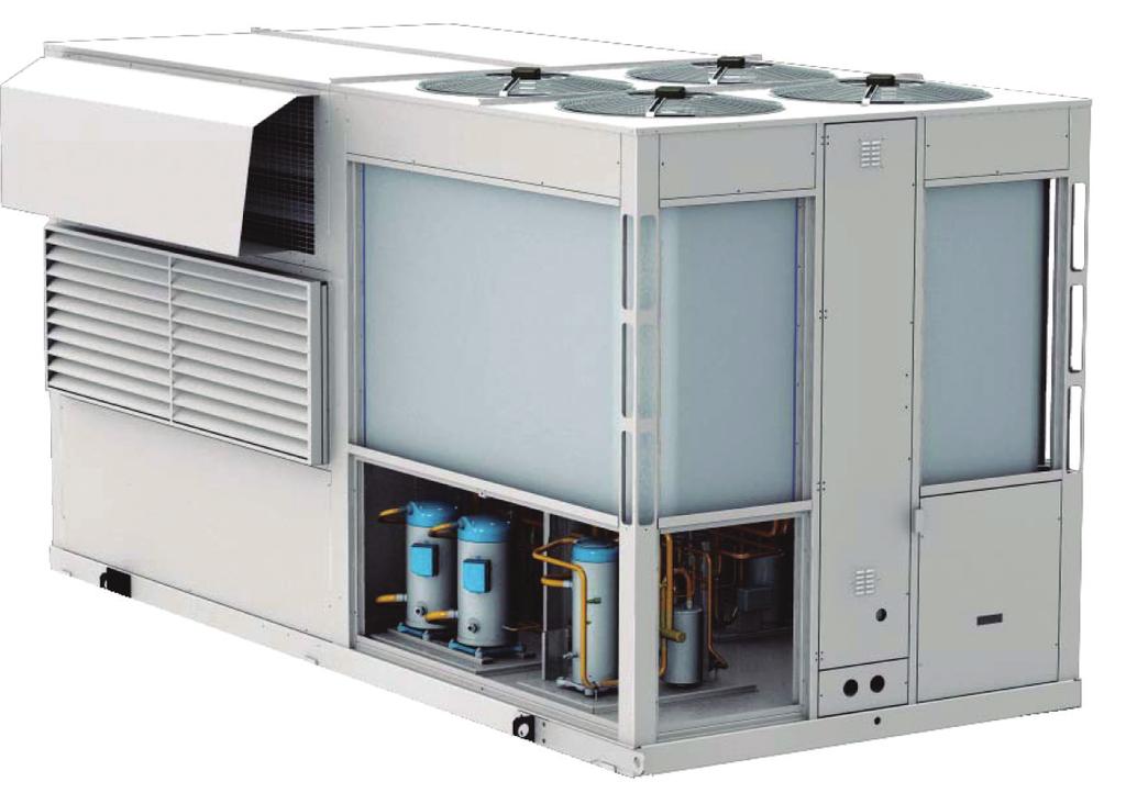Packaged Rooftop Unit The Reznor RTU series is a range of packaged Air Conditioning units, providing cooling and heating.