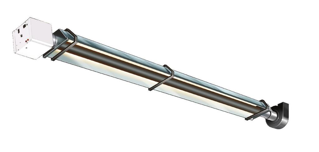 Radiant Tube Heater VSLIE VSLIE models are supplied complete with turbulators, aluminised reflector and endcaps.