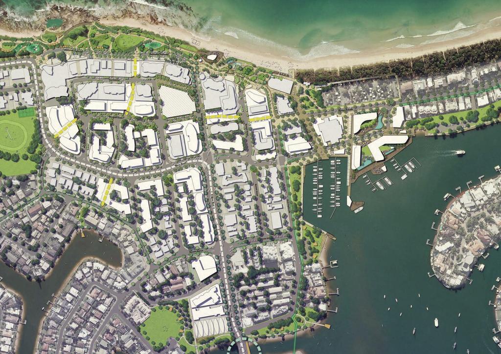 Foreshore & esplanade the mooloolaba heart the wharf southern gateway Scale 1: 4,000 @ A4 0 50 100 150